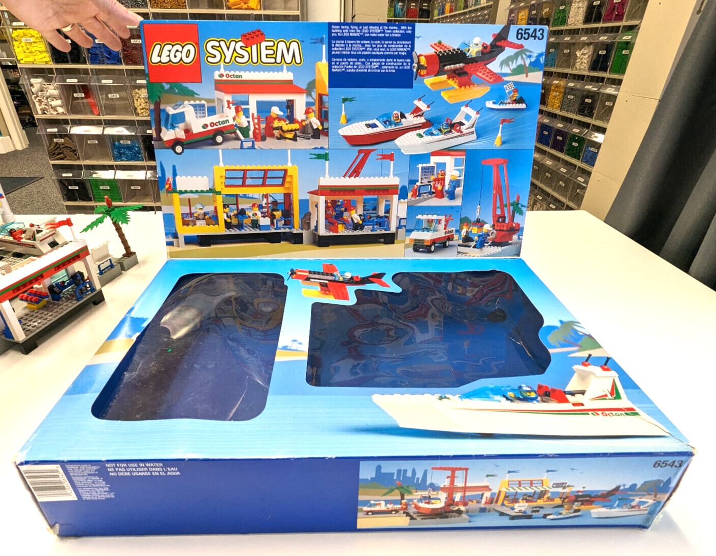 LEGO Town Harbor 6543 Sail N' Fly Marina - Complete w/ Box & Instructions - StudBee