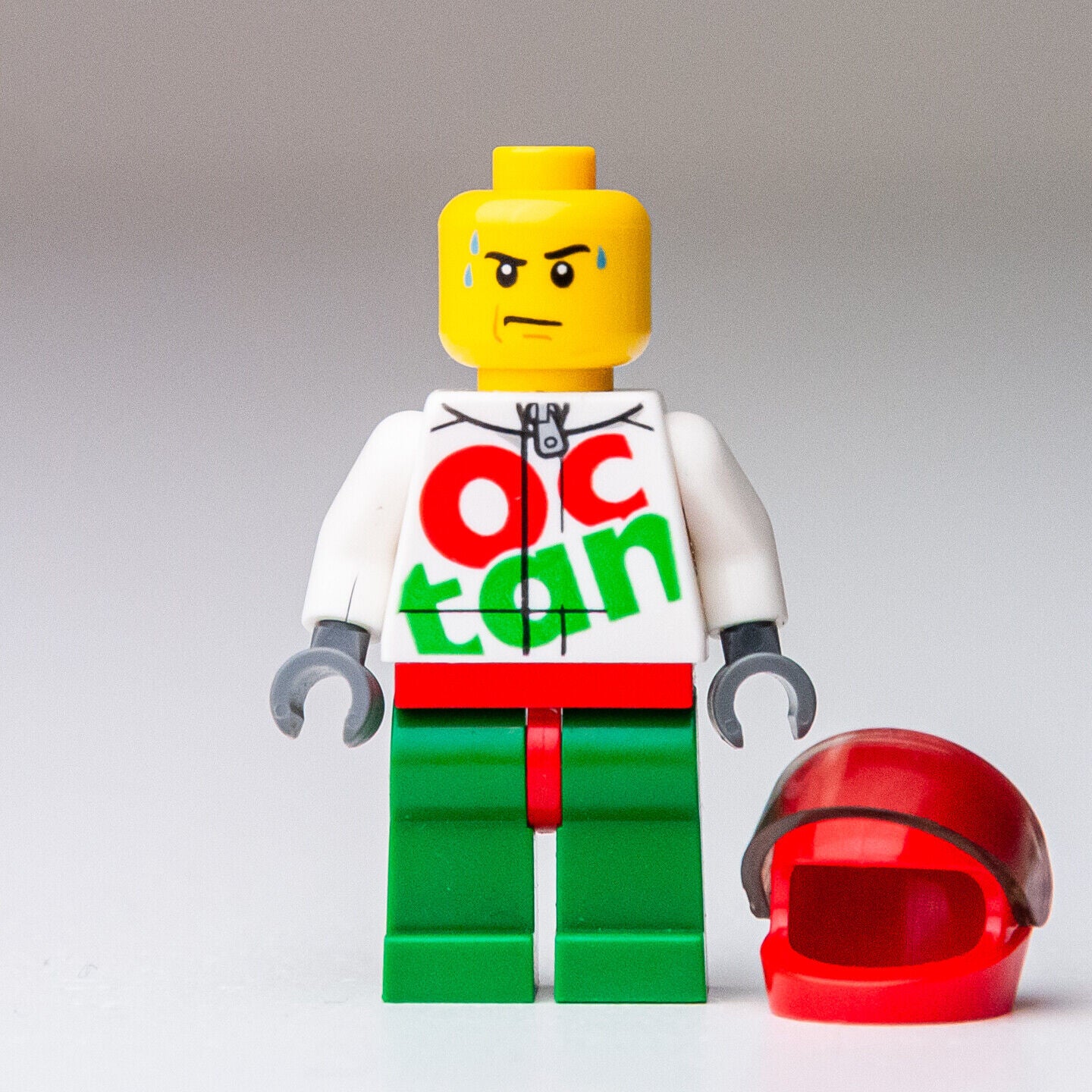 LEGO Speed Record Car Driver Octan Minifigure - 60178 (cty0842) (oct - StudBee