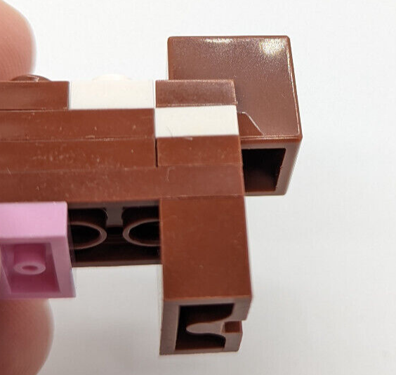 LEGO 21114 Minecraft Lot - Minifigures: Steve, Skeleton & Reddish Brown Cow (min - StudBee