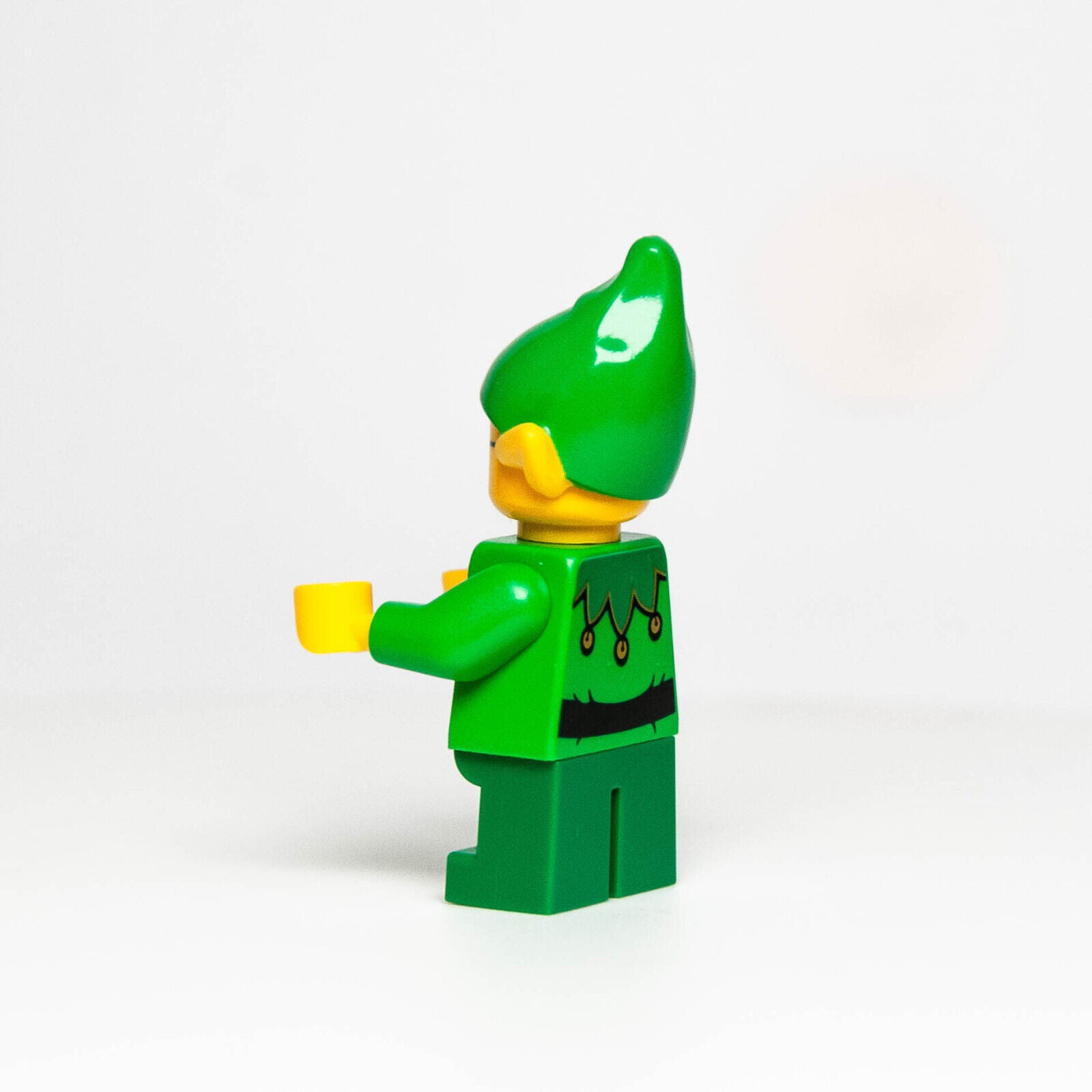Lego Christmas Holiday Elf Minifigure w/ Glasses Bells (hol026) Club House 10275