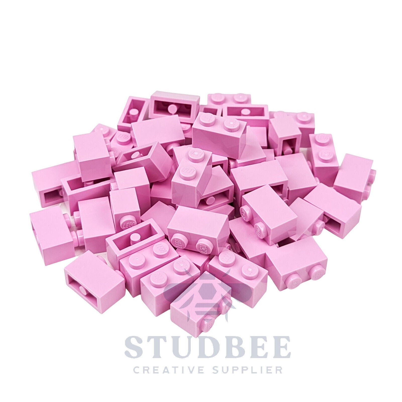 NEW LEGO  - 1 x 2 Bricks - #3004 - 50 Pieces - 20+ Colors Available - StudBee