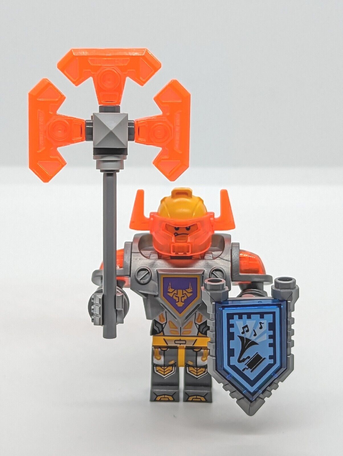 Lego Nexo Knights Minifigure: Axl Silver Armor (nex069) 70354 70350