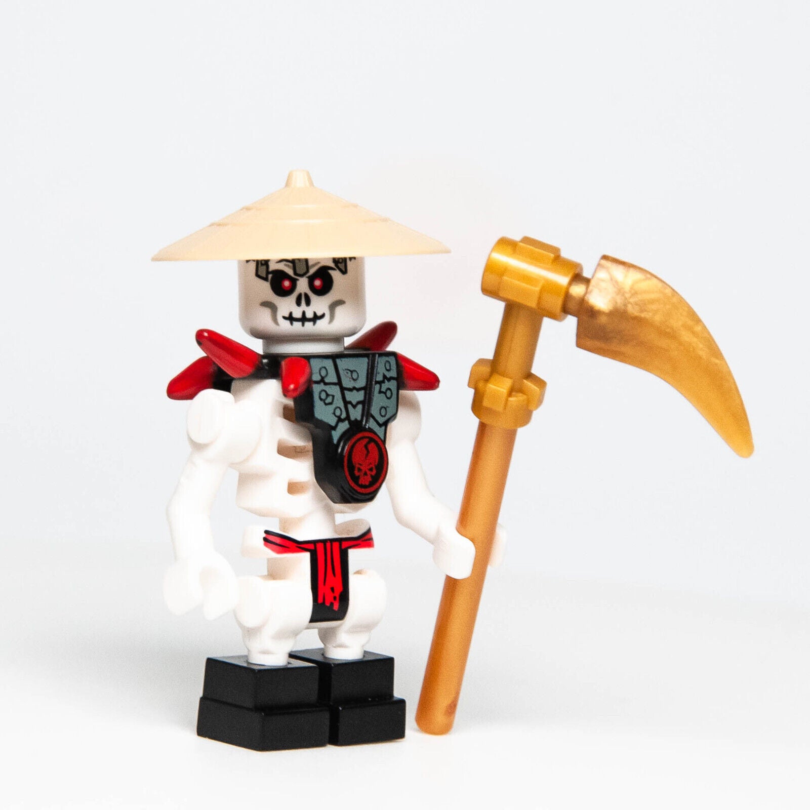 NINJAGO Lego Frakjaw Skulkin w/ Conical Hat (njo019) 2263 Skeleton
