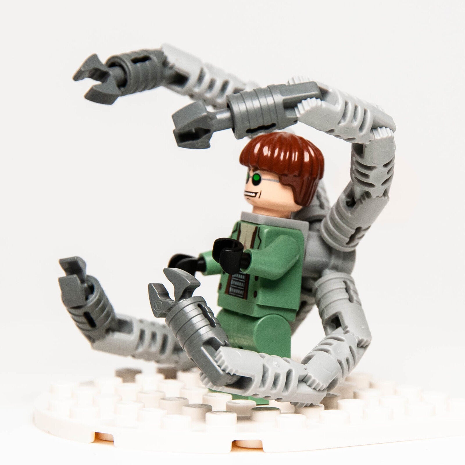 Lego Dr. Octopus (Otto Octavius) / Doc Ock, Sand Green (spd015) 4856 - StudBee