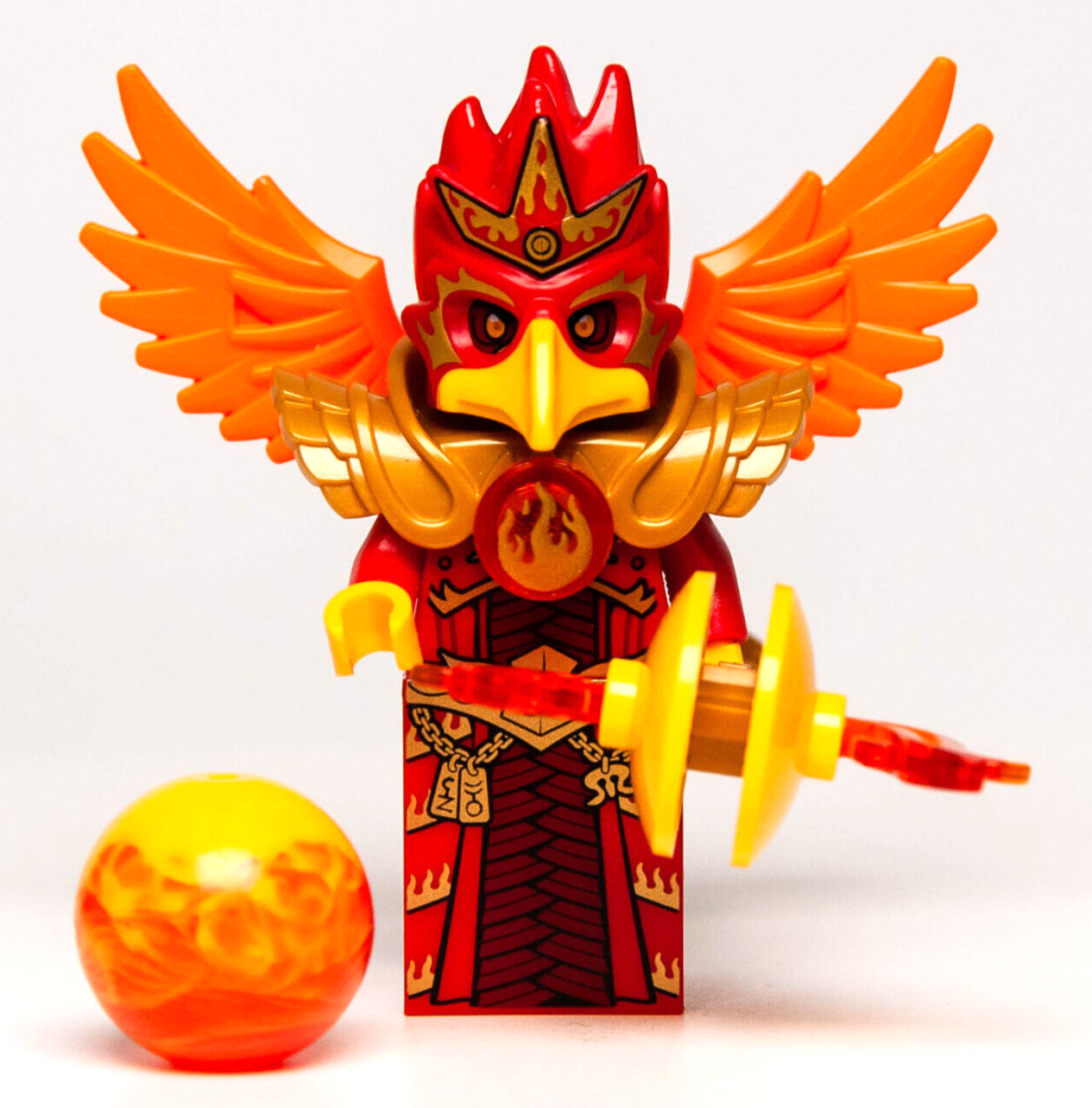 LEGO Chima Minifigure - Fluminox, Heavy Armor (loc075) 70146 Fire Chi - StudBee