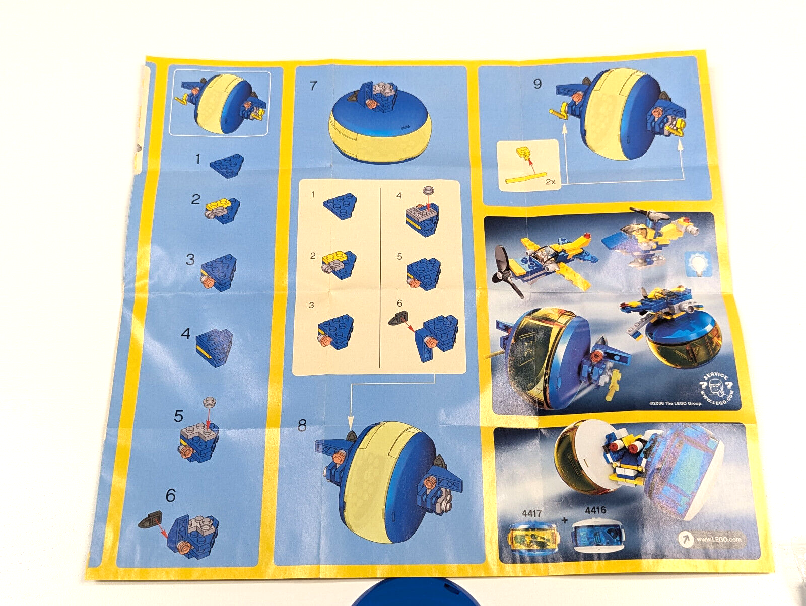 Lego Creator X Pod Aero Pod 3 In 1 4417 Building Toy - No Box, New Condition
