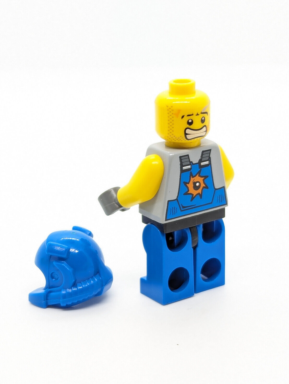 Lego Power Miners 8959 Minifig Lot:  Rex & Sulfurix Neon Green Rock Monster (pm - StudBee