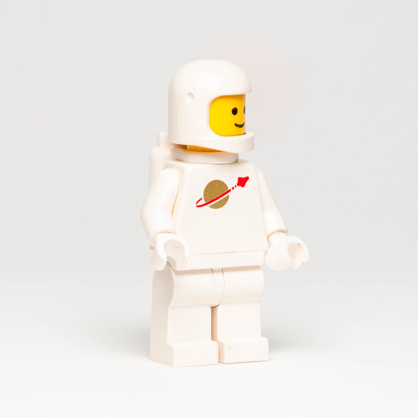 LEGO Vintage Minifigure - Classic Space White Airtanks (sp006) Astronaut Gold - StudBee