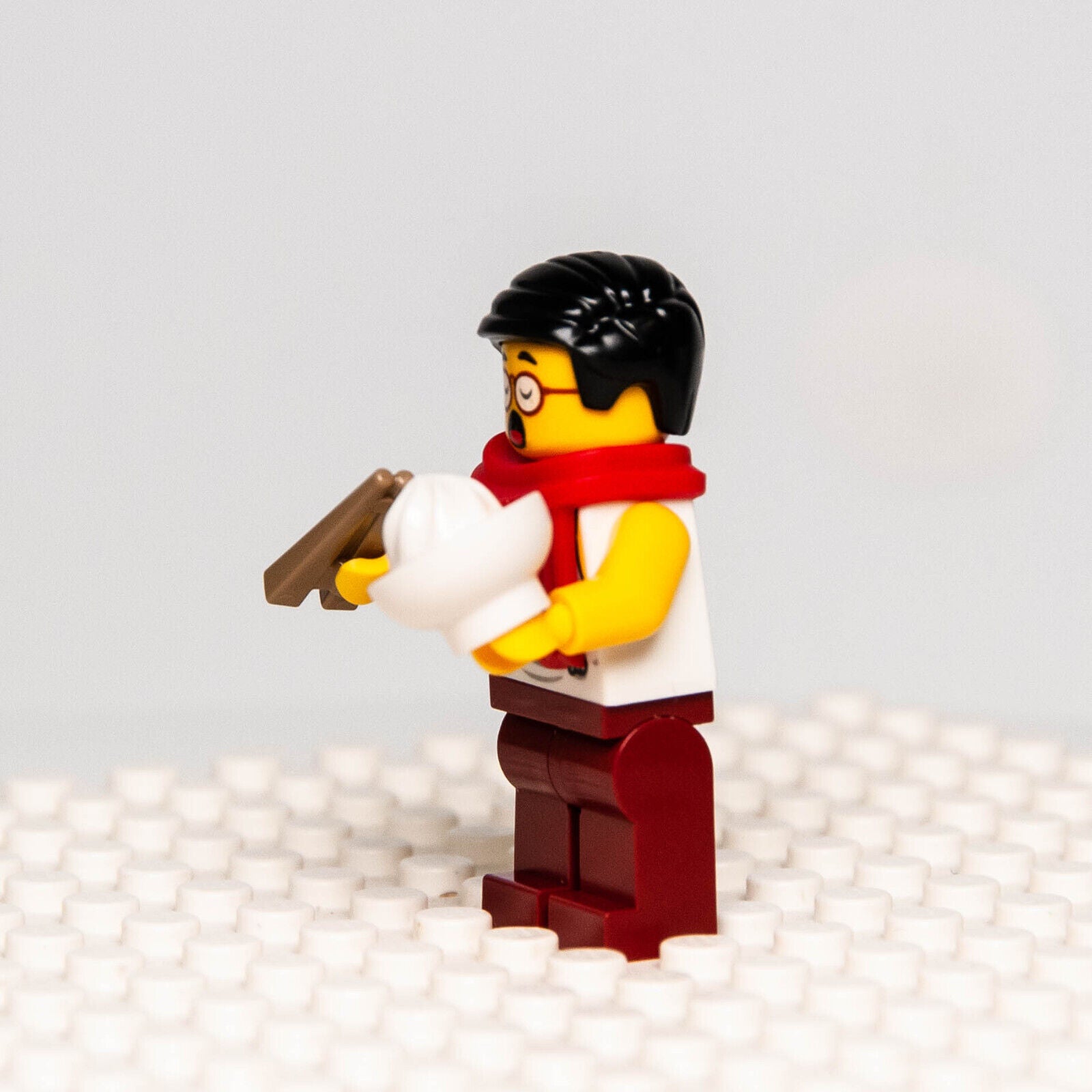 Lego Monkie Kid Minifigure - Mr. Tang Noodle Shirt (mk062) 80026 80036 Dumpling - StudBee