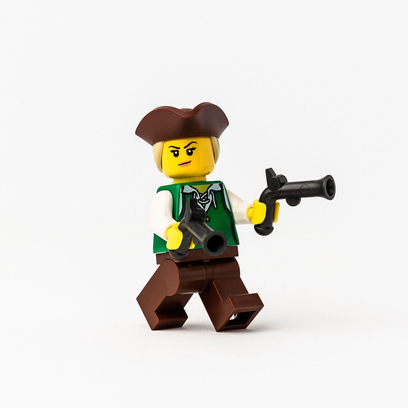 New LEGO Robin Loot Minifigure w/ Dual Guns - Pirates of Barracuda (idea070) (pi
