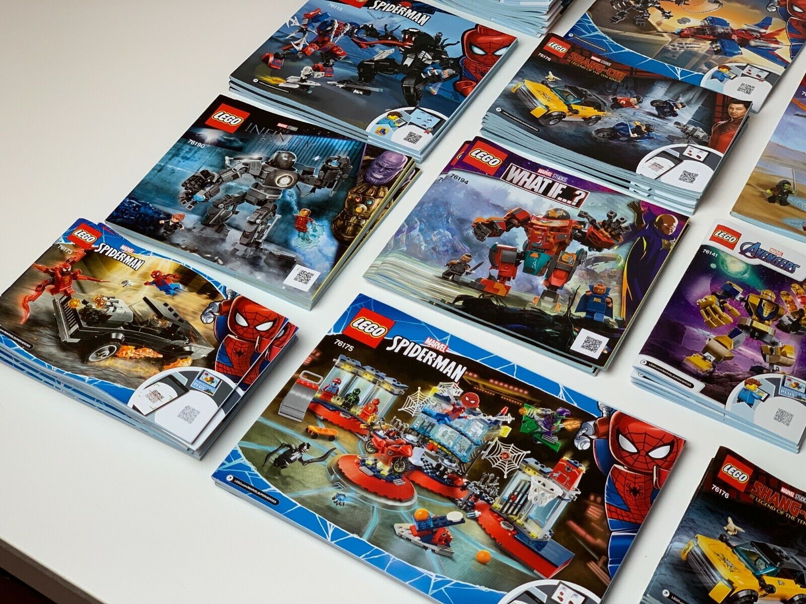 LEGO Marvel Assorted Building Instruction Manuals (LOT of 58) - StudBee