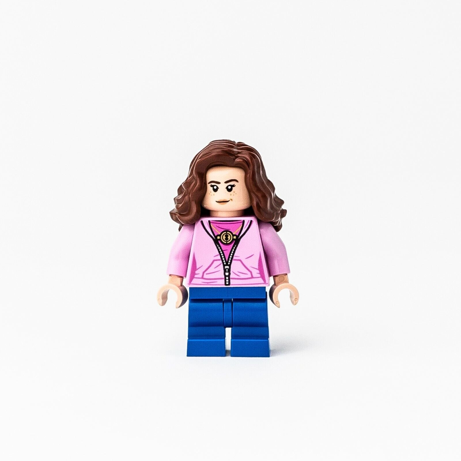 New LEGO Hermione Granger, Bright Pink Jacket Minifigure - 75947 (hp181) - StudBee