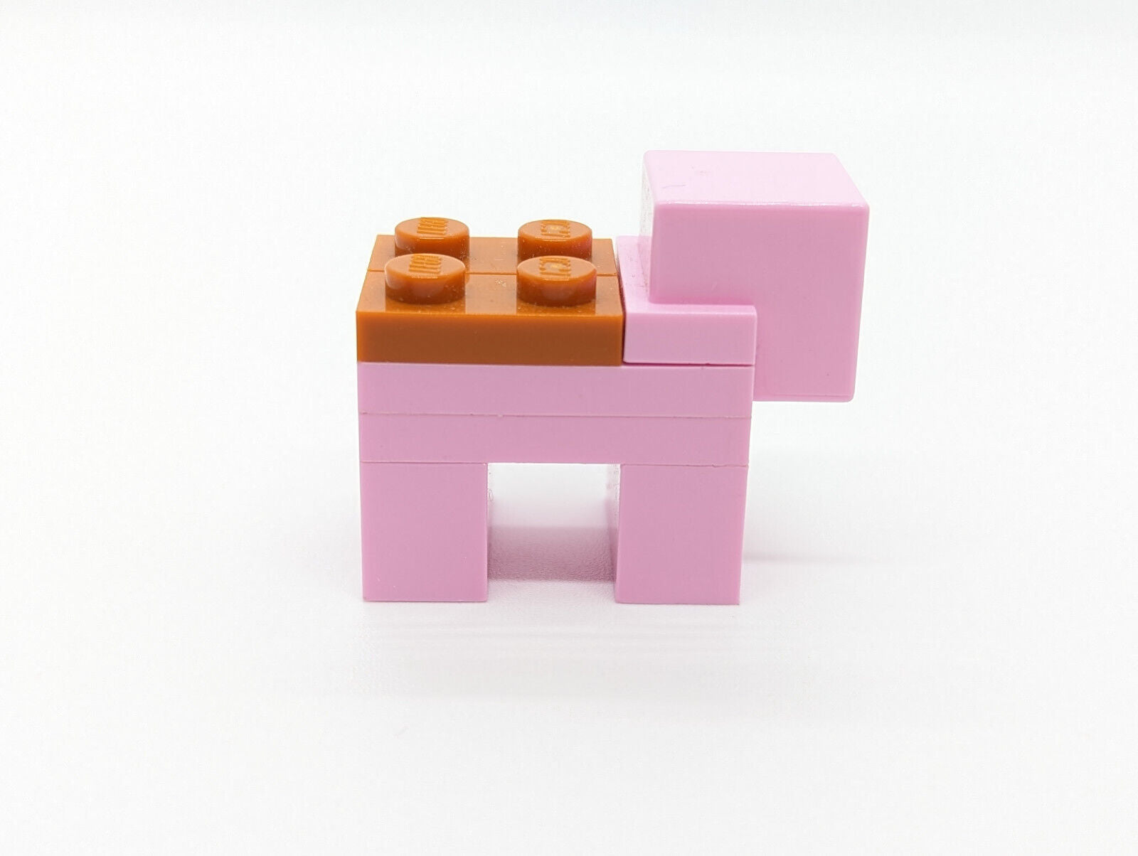 LEGO Lot Minecraft Minifigure - Steve & Pig w/ Saddle 21138 (min009) - StudBee