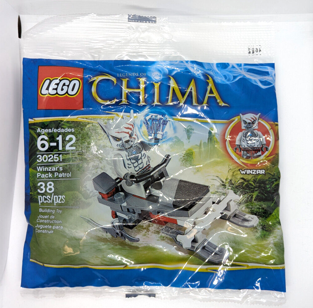 New LEGO Sealed POLYBAG 30251 Chima Winzar Pack Patrol (loc009) - StudBee
