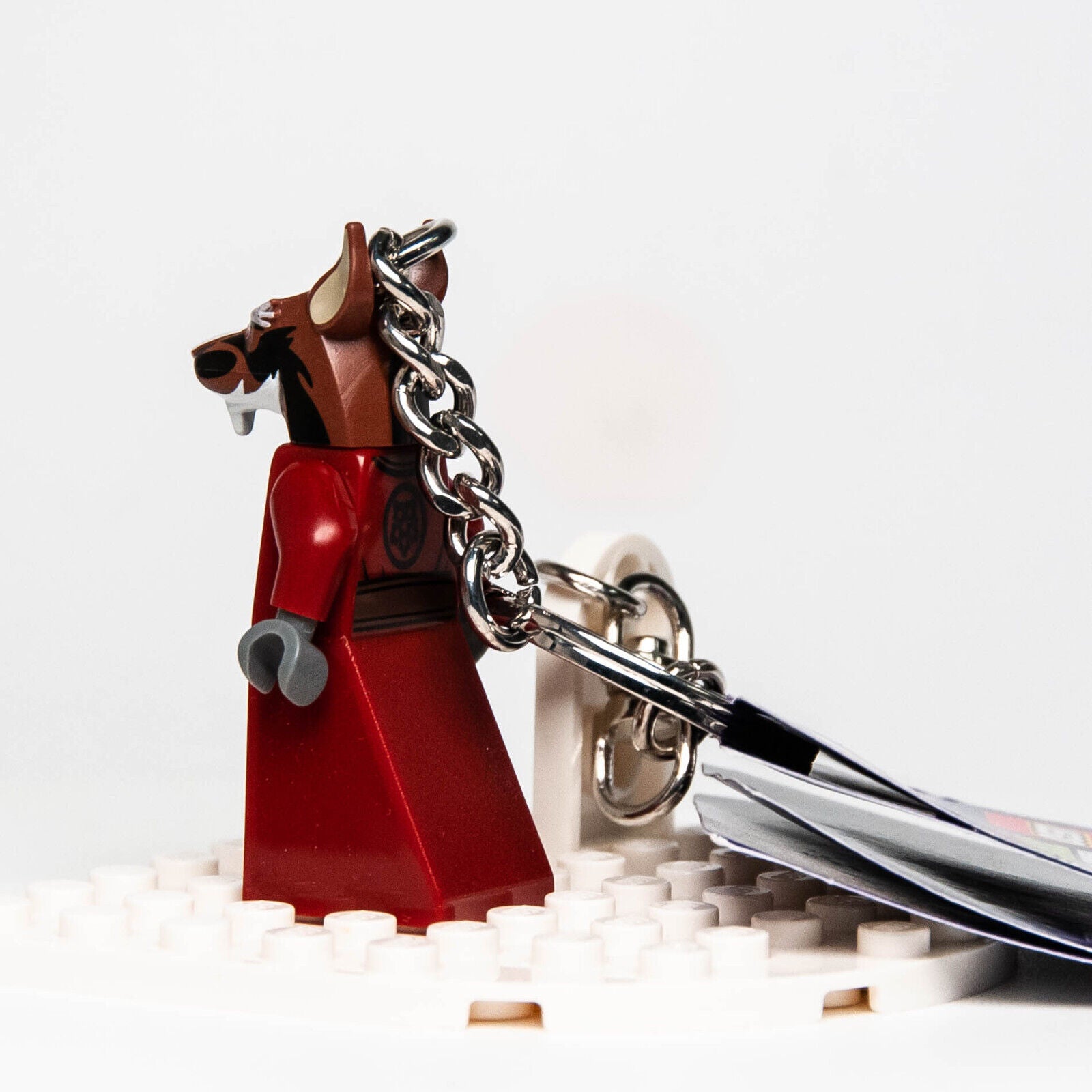 New LEGO TMNT Minifigure Key Chain - Splinter (tnt007) 79103 Turtle Lair 850838 - StudBee