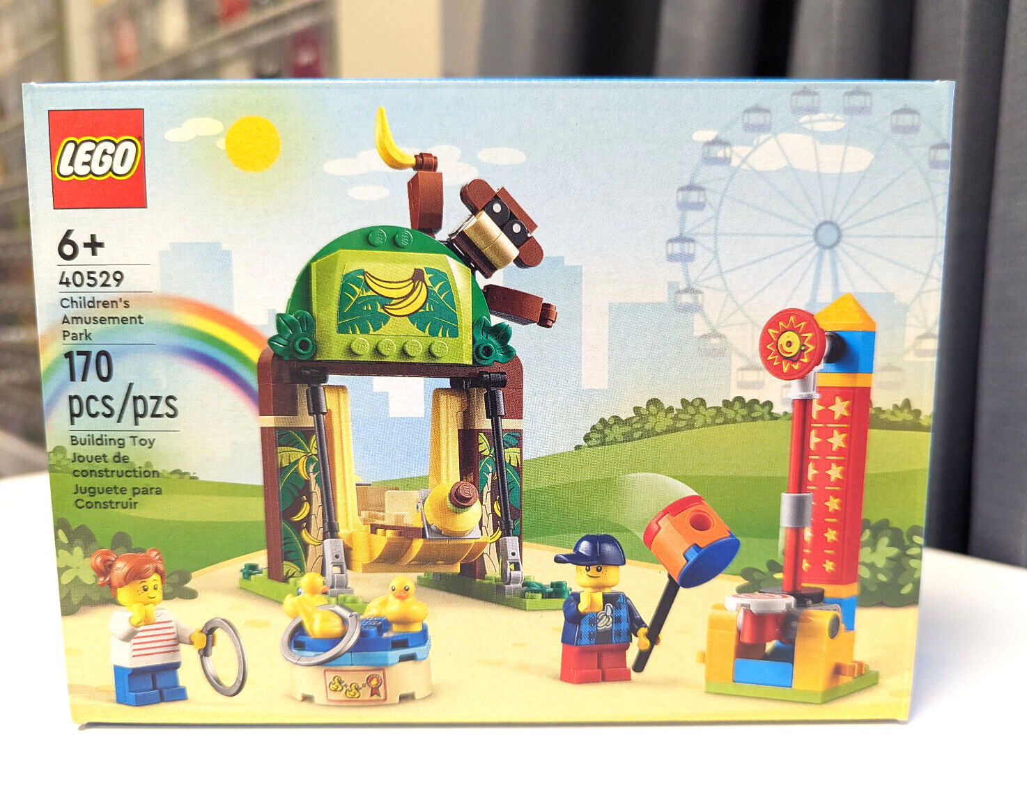 New LEGO Carnival Circus Game Children’s Amusement Park (40529) Duck Monkey - StudBee