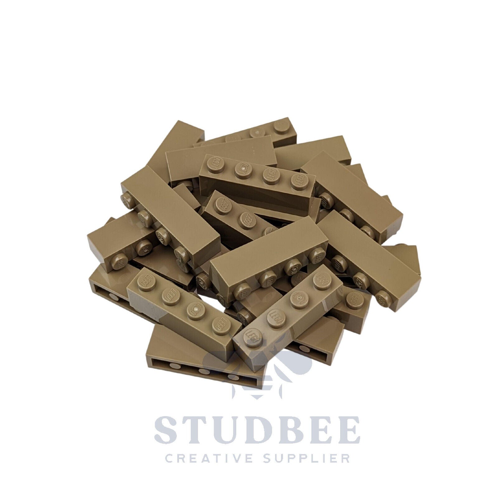 NEW LEGO  - 1 x 4 Brick - # 3010 - 25 Pieces - Multiple Colors - StudBee