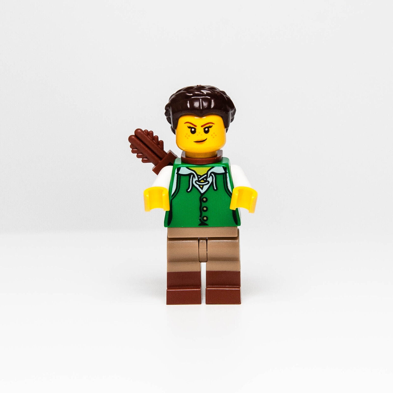 NEW LEGO Medieval Female Archer Minifigure (IDEA083) Black Falcon 21325 - StudBee