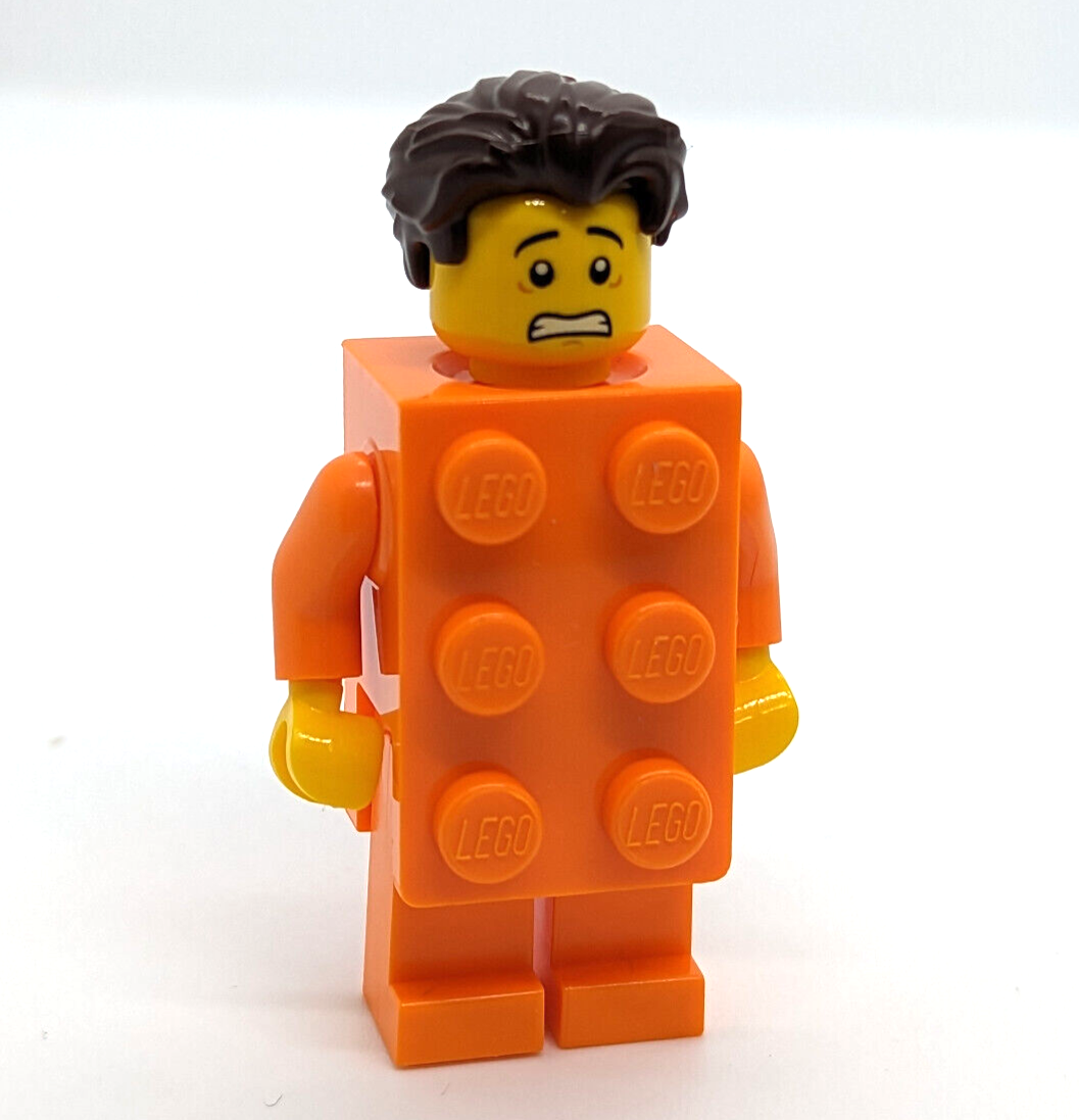 New Lego BAM 2023 Orange Brick Costume Minifigure w/ Camera - StudBee