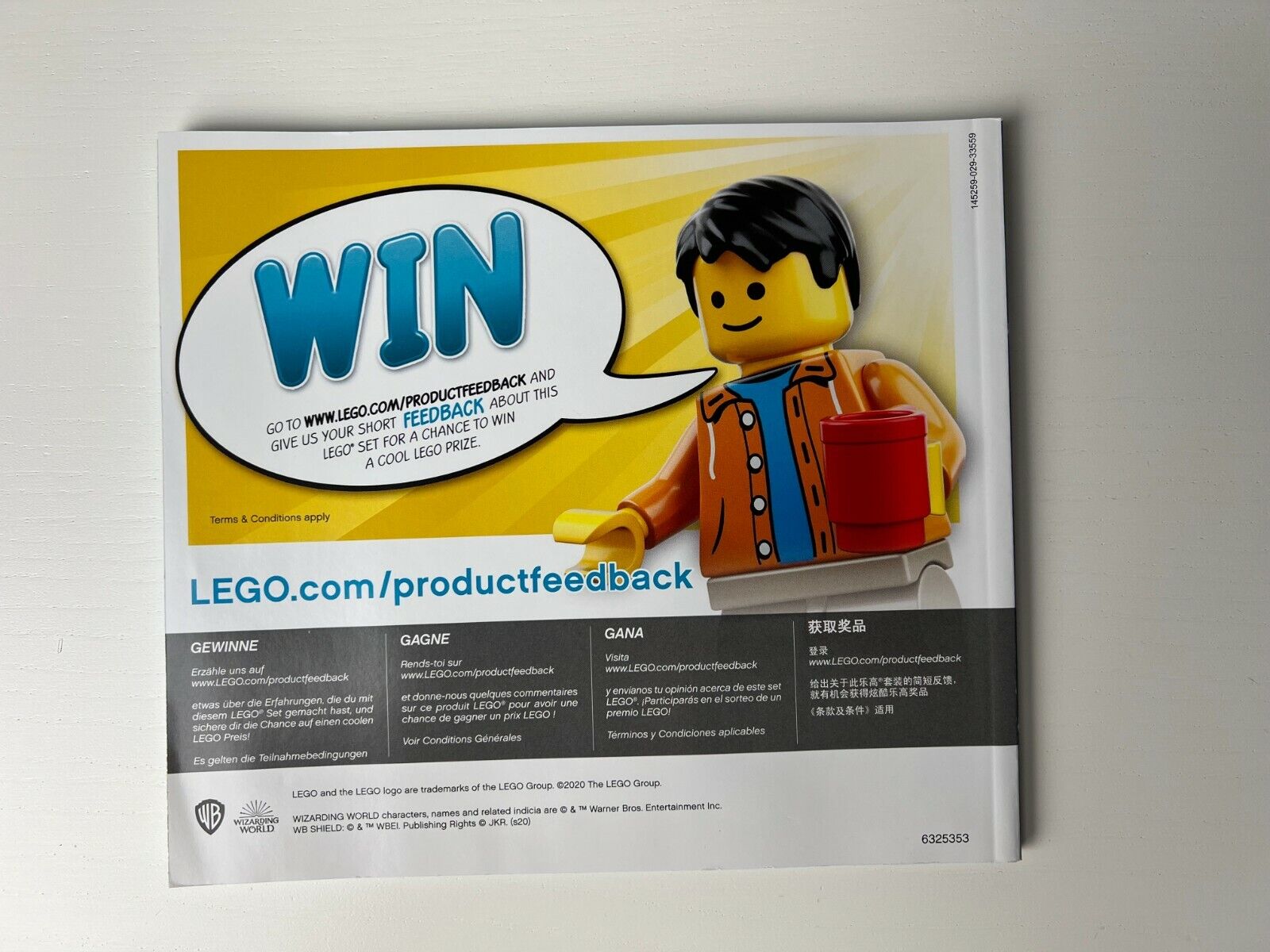 New LEGO Hedwig - Building -Instructions Set 75979 - StudBee