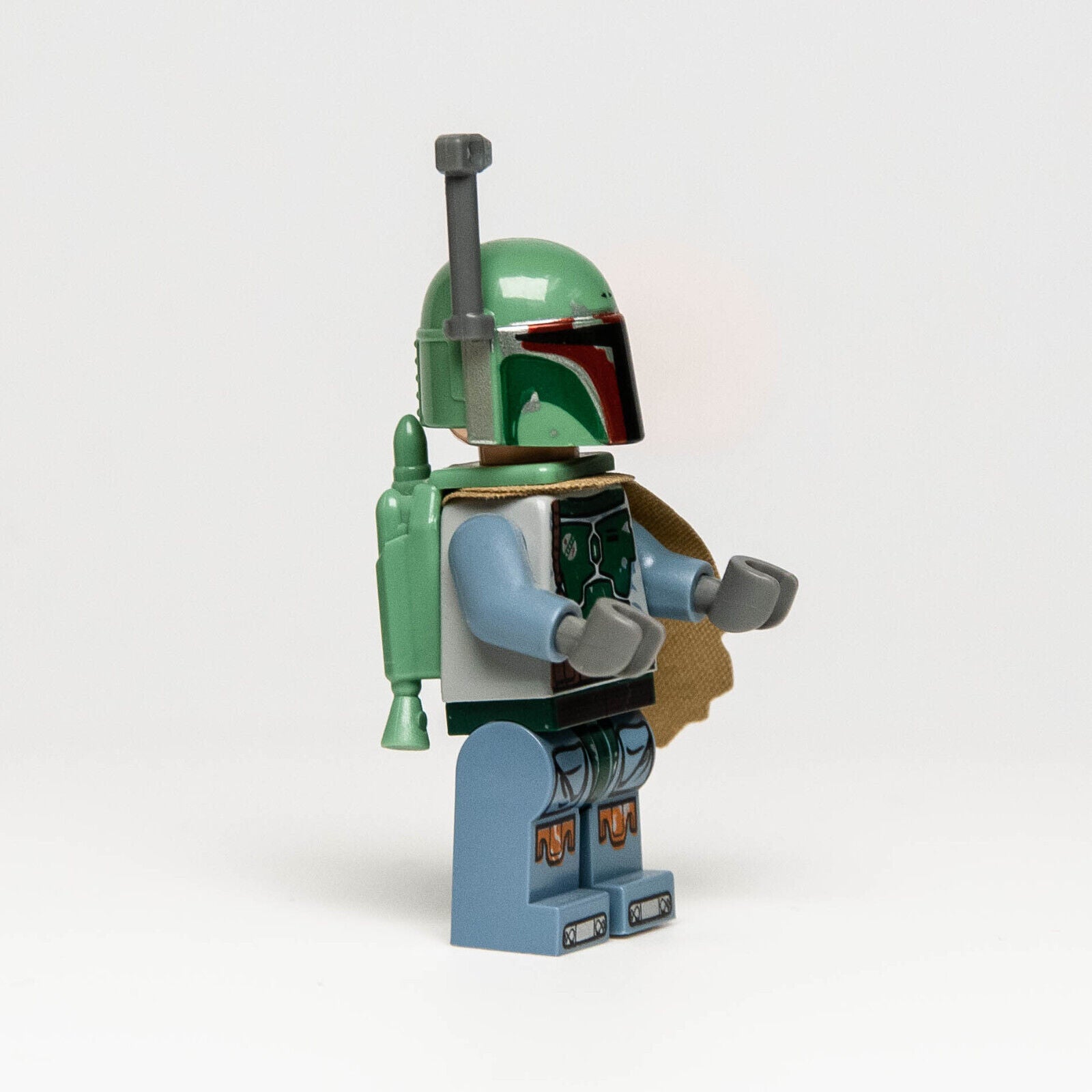 LEGO Star Wars Minifigure: Boba Fett w/ Beard Stubble (sw0396) 9496 Desert Skiff - StudBee