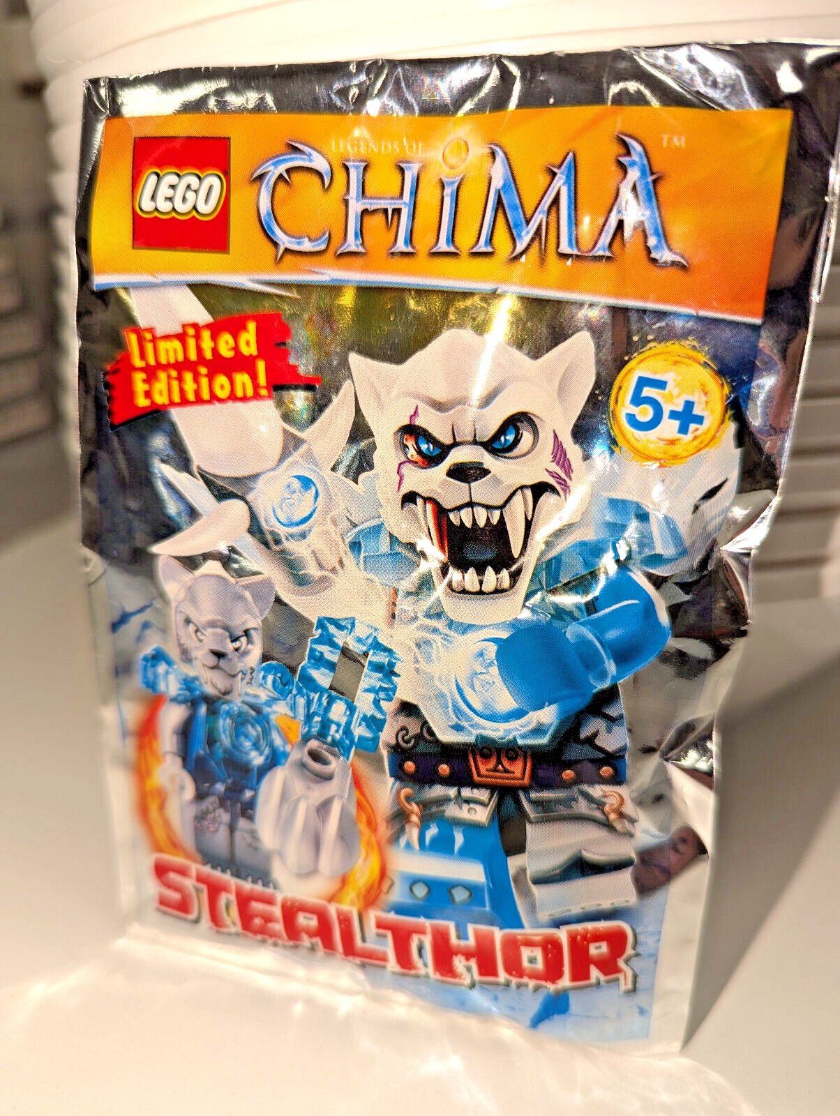 LEGO Chima Minifigure Foil Pack: Stealthor Saber-Tooth Tiger (loc095) LOC391507