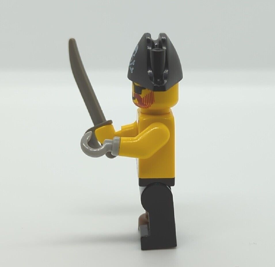 LEGO Pirate Minifigure w/ Sword, Peg Leg (pi022) Enchanted Island 6278 6264 - StudBee