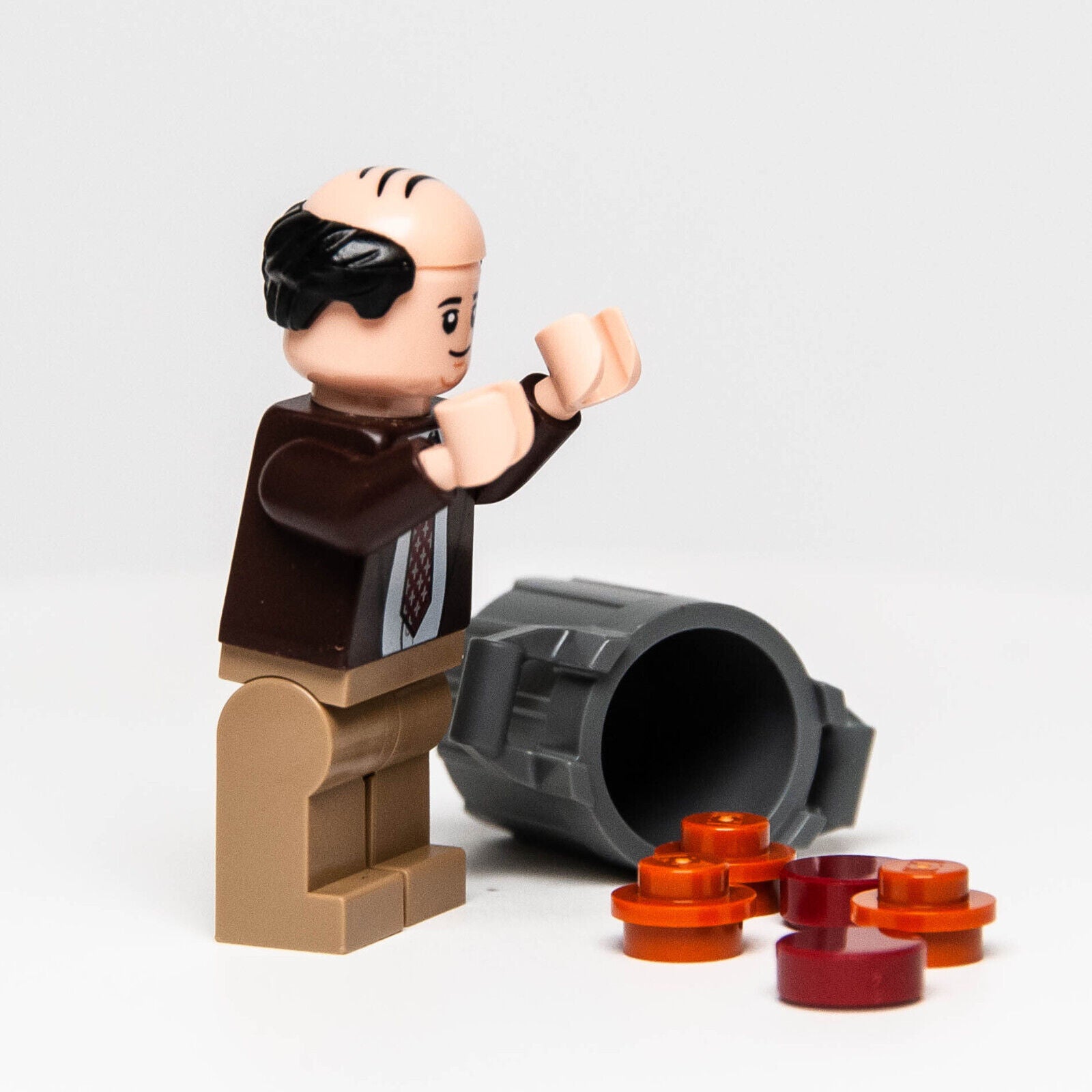 NEW LEGO The Office Minifigure - Kevin Malone (idea108) 21336 with Chili Pot - StudBee