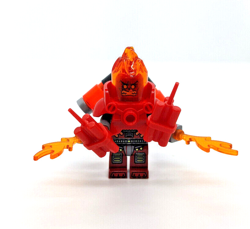 LEGO Minifigure Ultra Agents -  Infearno (uagt009) 70162 Villian w Dynamite - StudBee
