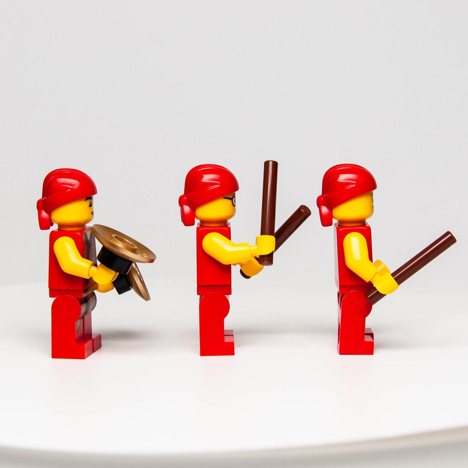 New LEGO Chinese New Year 80104 Lion Dance Musician Band Drum Minifigure Lot - StudBee