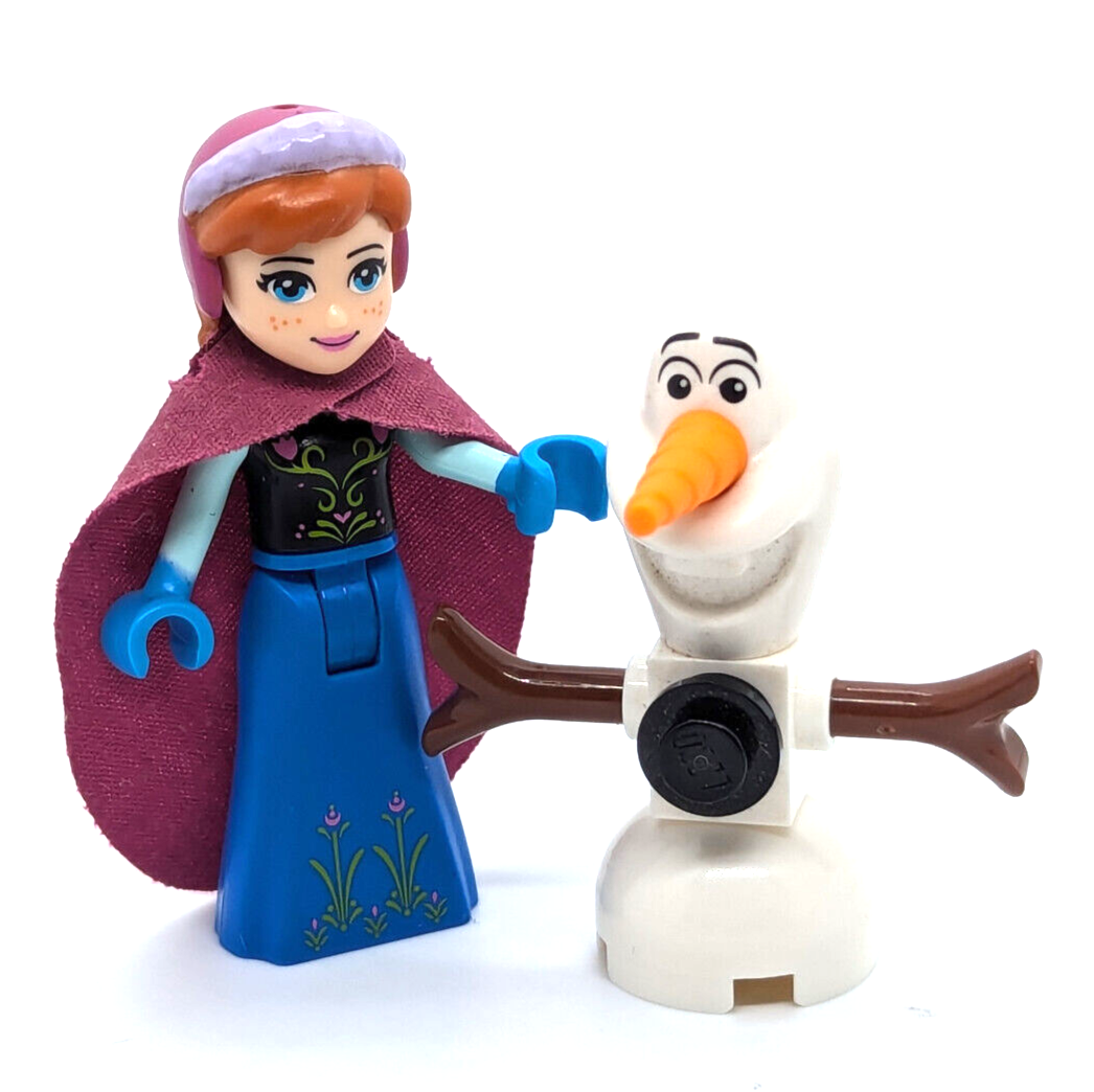 LEGO Disney Frozen Minifigure - Olaf and Anna (dp016 dp017) 41062 - StudBee