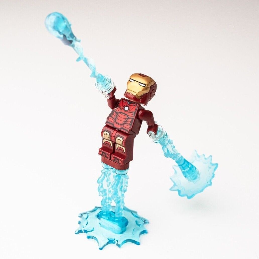 New LEGO Iron Man Mark 3 Armor Minifigure - Iron Monger Mayhem - 76190 (sh739) - StudBee