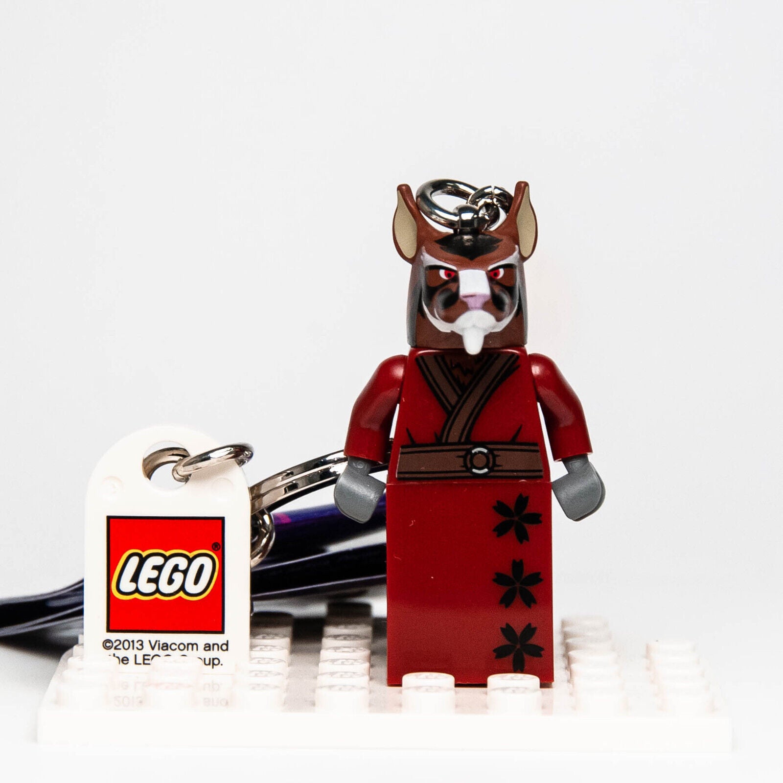 New LEGO TMNT Minifigure Key Chain - Splinter (tnt007) 79103 Turtle Lair 850838 - StudBee