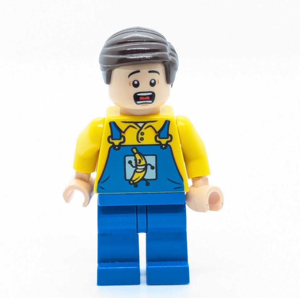 LEGO Truck Driver Minifigure (sh0149) DC Justice League 76026 Banana Overalls