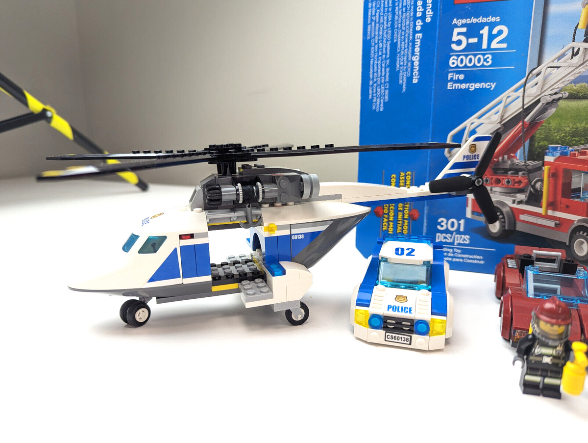 Fire-King 7点セット LEGO City Police Lot: 60003 Fire Emergency & 60138 High-Speed Chase