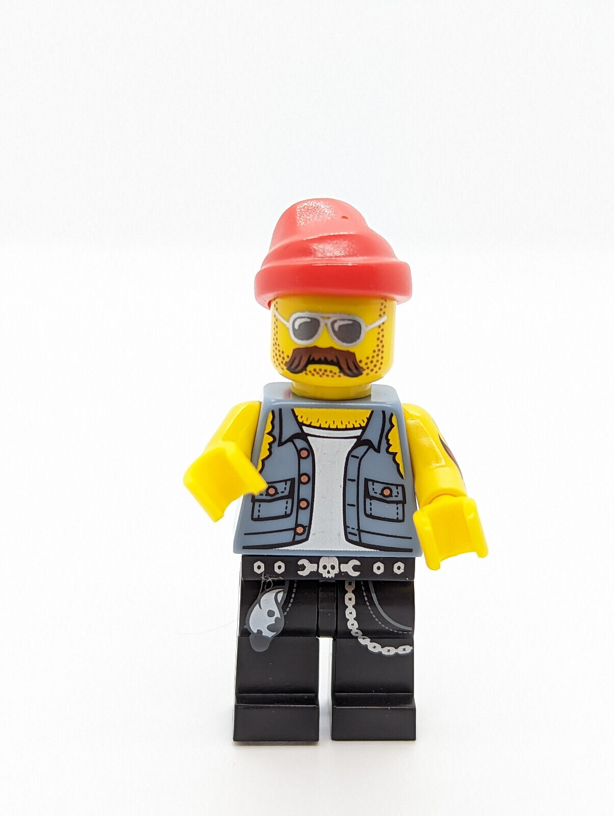LEGO Motorcycle Mechanic Biker Tattoo - CMF Series 10 - 71001 col10-16 (col160) - StudBee