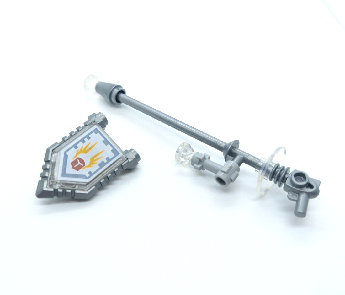 LEGO Nexo Knights Minifigure - Ultimate Lance w/ Wing Suit & Weapon (nex055) - StudBee