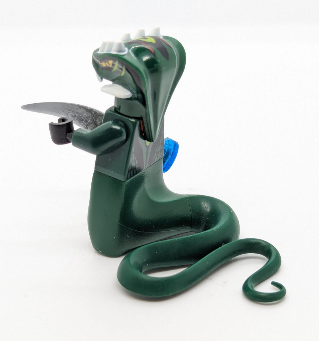 Lego Ninjago Green Snake Minifigure: Acidicus (njo066) 9450 Epic Dragon Battle - StudBee