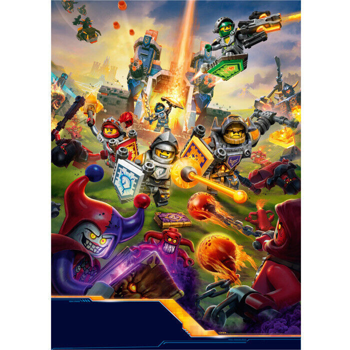 New Lego Nexo Knights - Crust Smasher (nex027) 5004388 w/ Stickers, Key Chain - StudBee