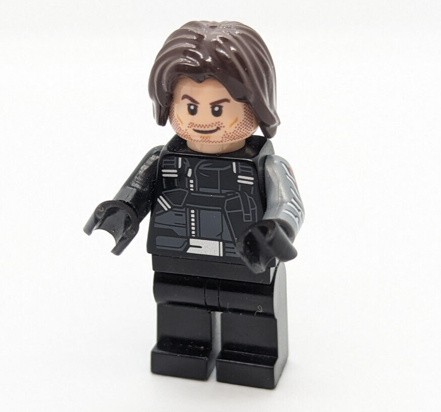 LEGO Minifigure WINTER SOLDIER (Holster) Marvel Super Heroes 76051 760747 (sh257 - StudBee