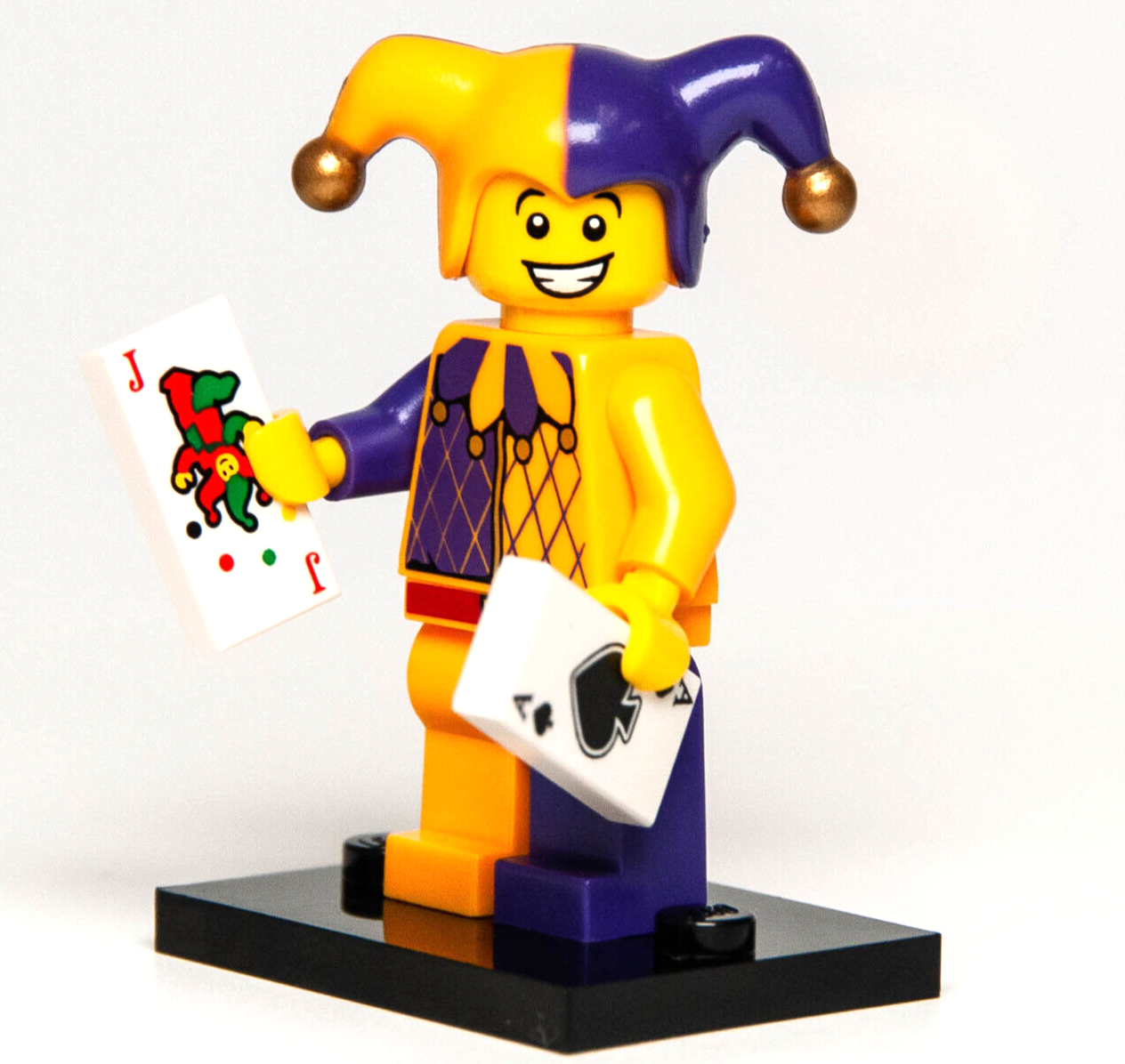 New Lego CMF Series 12 Minifigure Jester w/ Playing Cards Joker (col12-9) 71007 - StudBee