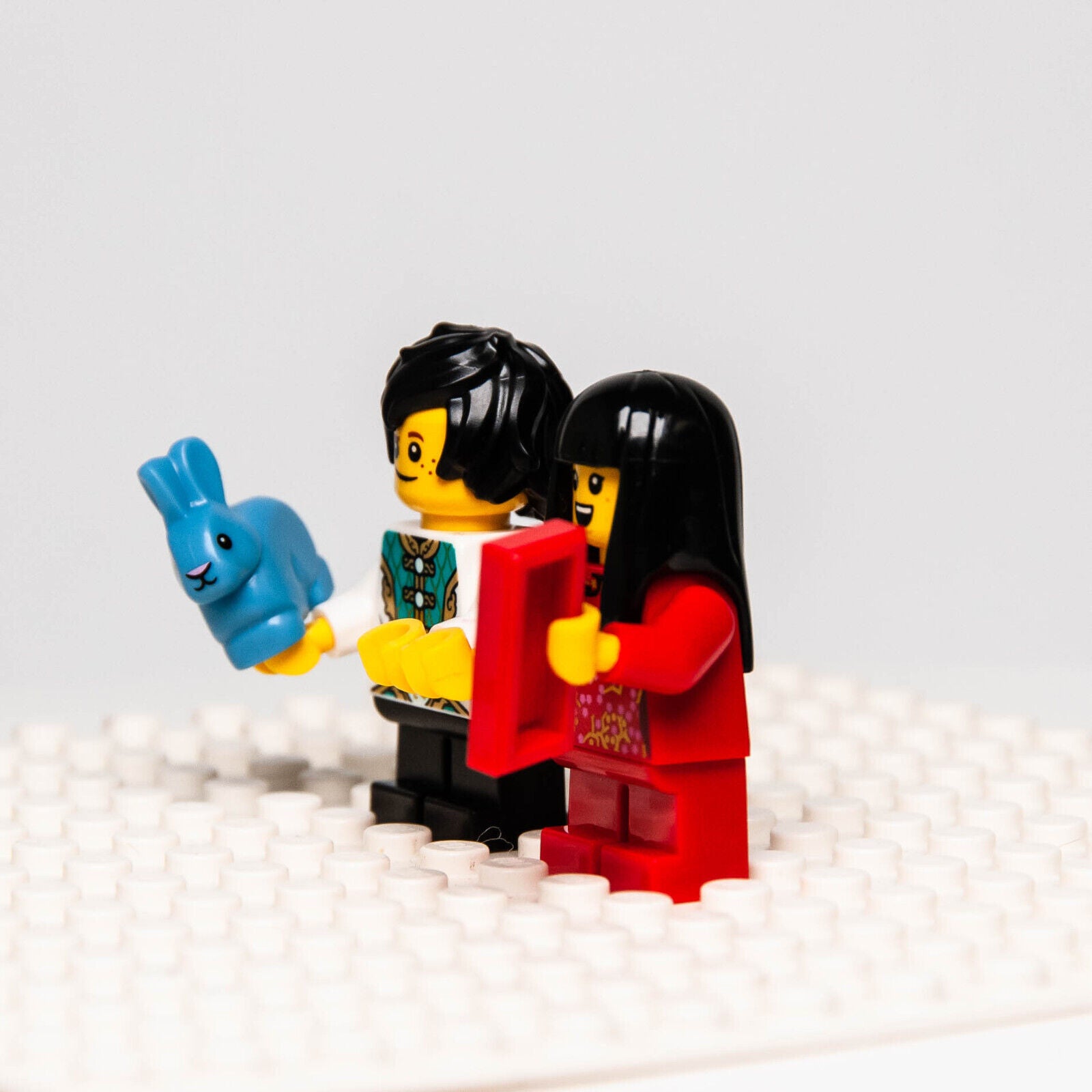 (Lot of 2) New Lego BAM 2023 Chinese New Year Minifigures Rabbit - StudBee