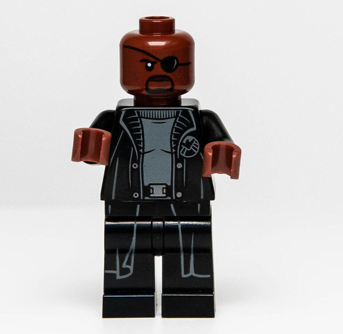 NEW LEGO Nick Fury Minifigure (sh585b) 76216 Marvel - StudBee