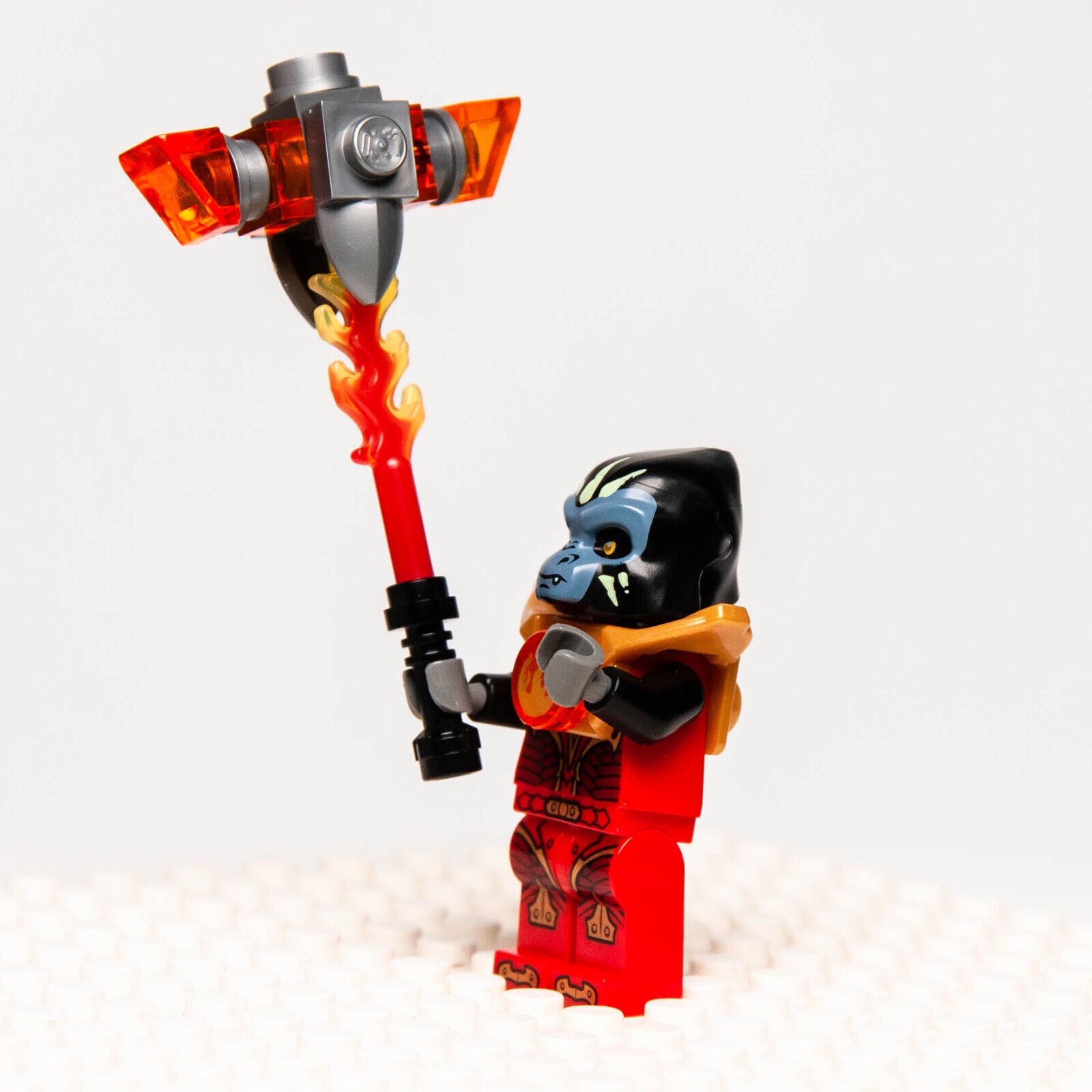 LEGO Chima Minifigure - Gorzan Fire Chi (loc091) 70145 70143 - StudBee