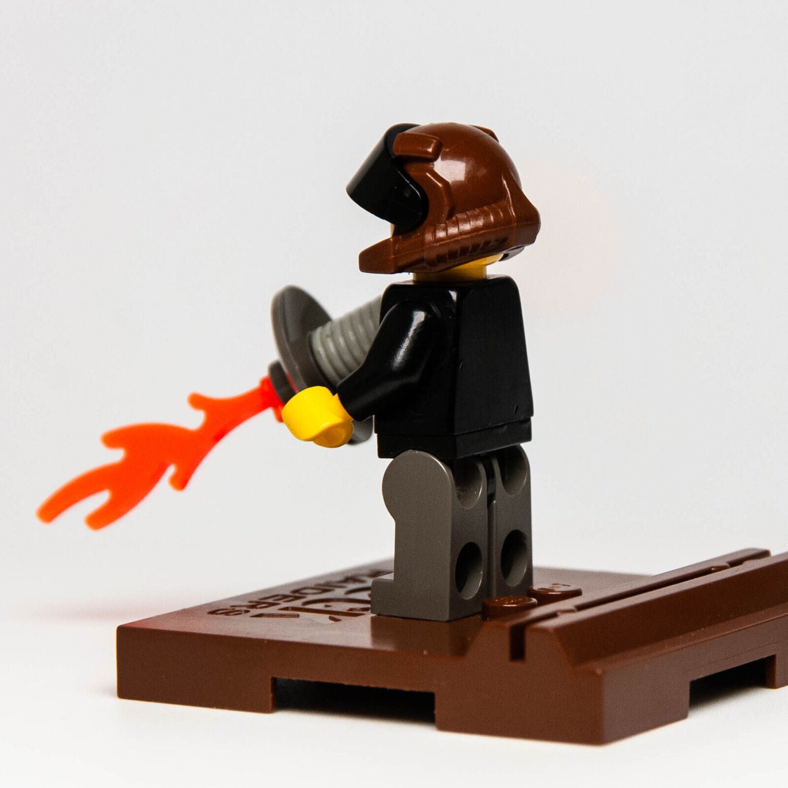 LEGO Rock Raiders Minifigure w/ Stand - Axel Black Visor 3349 (rck008) Heroes - StudBee