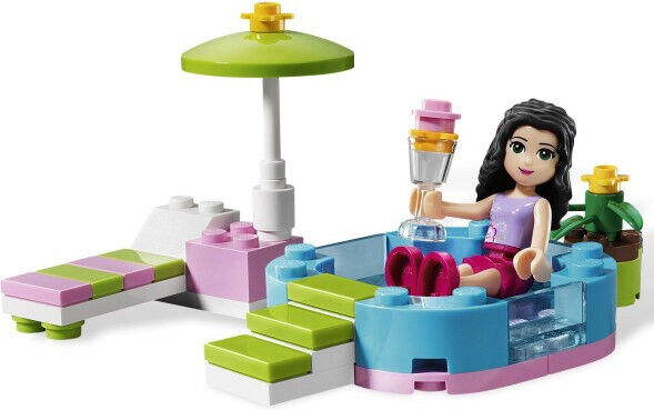 LEGO Friends: Emma's Splash Pool 3931 w/ Instructions - No Box - StudBee