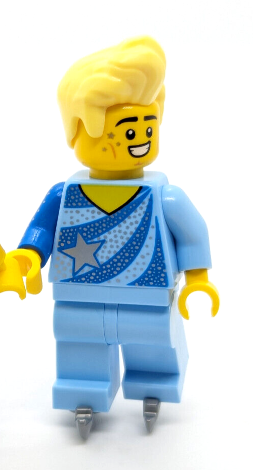New LEGO CMF Minifigure: Male Ice Skater Champion Figure Skating (col22-6) 71032 - StudBee