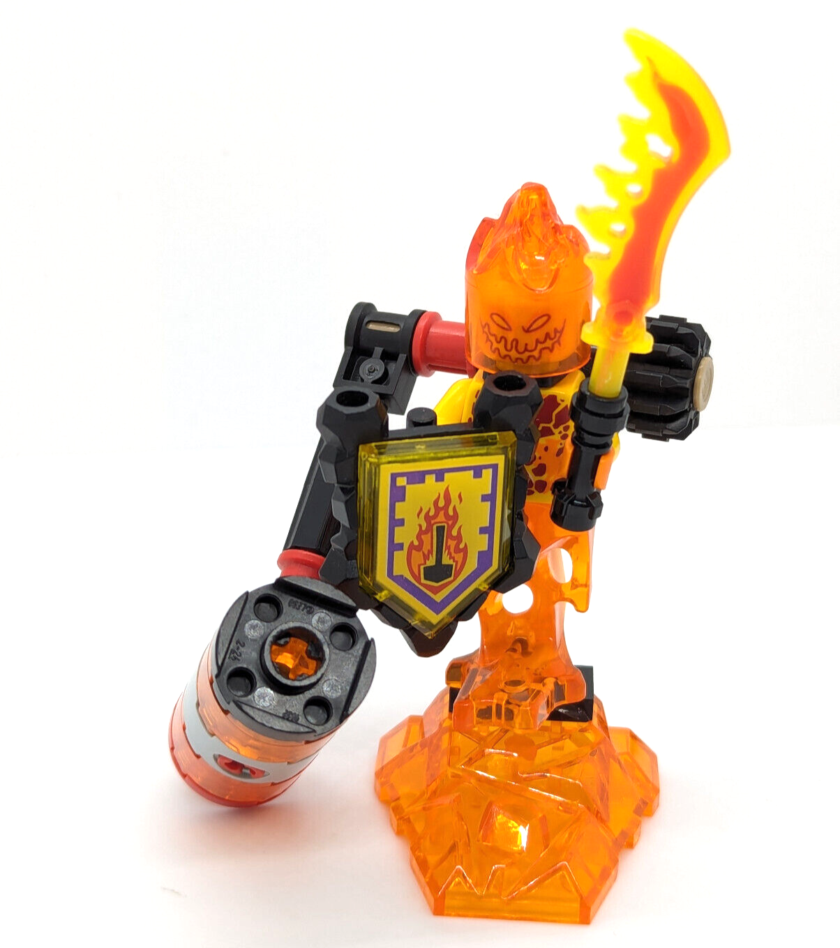 Lego Nexo Knights Minifigure - Ultimate Flama (nex054) 70339 Backpack Hammer - StudBee