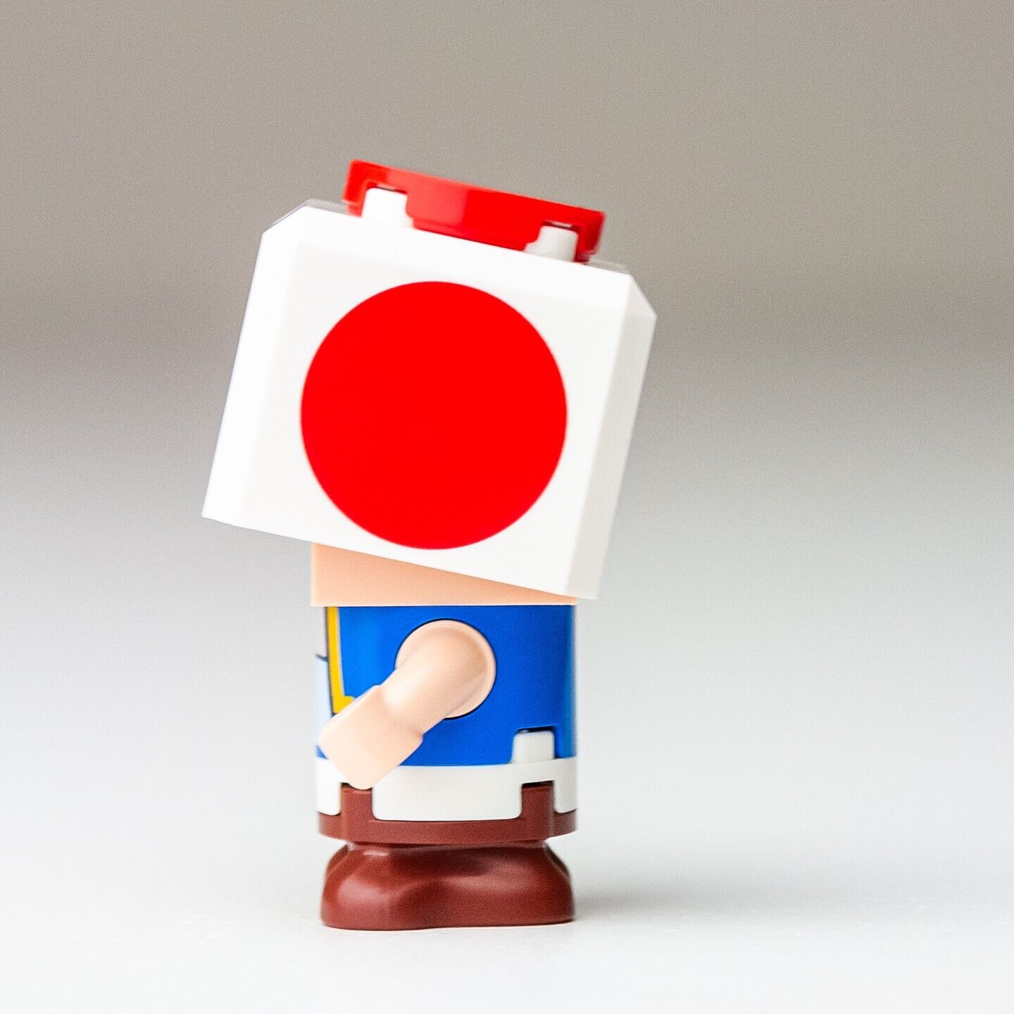 New Lego Super Mario Minifigure - Toad, Happy (mar0010) - StudBee