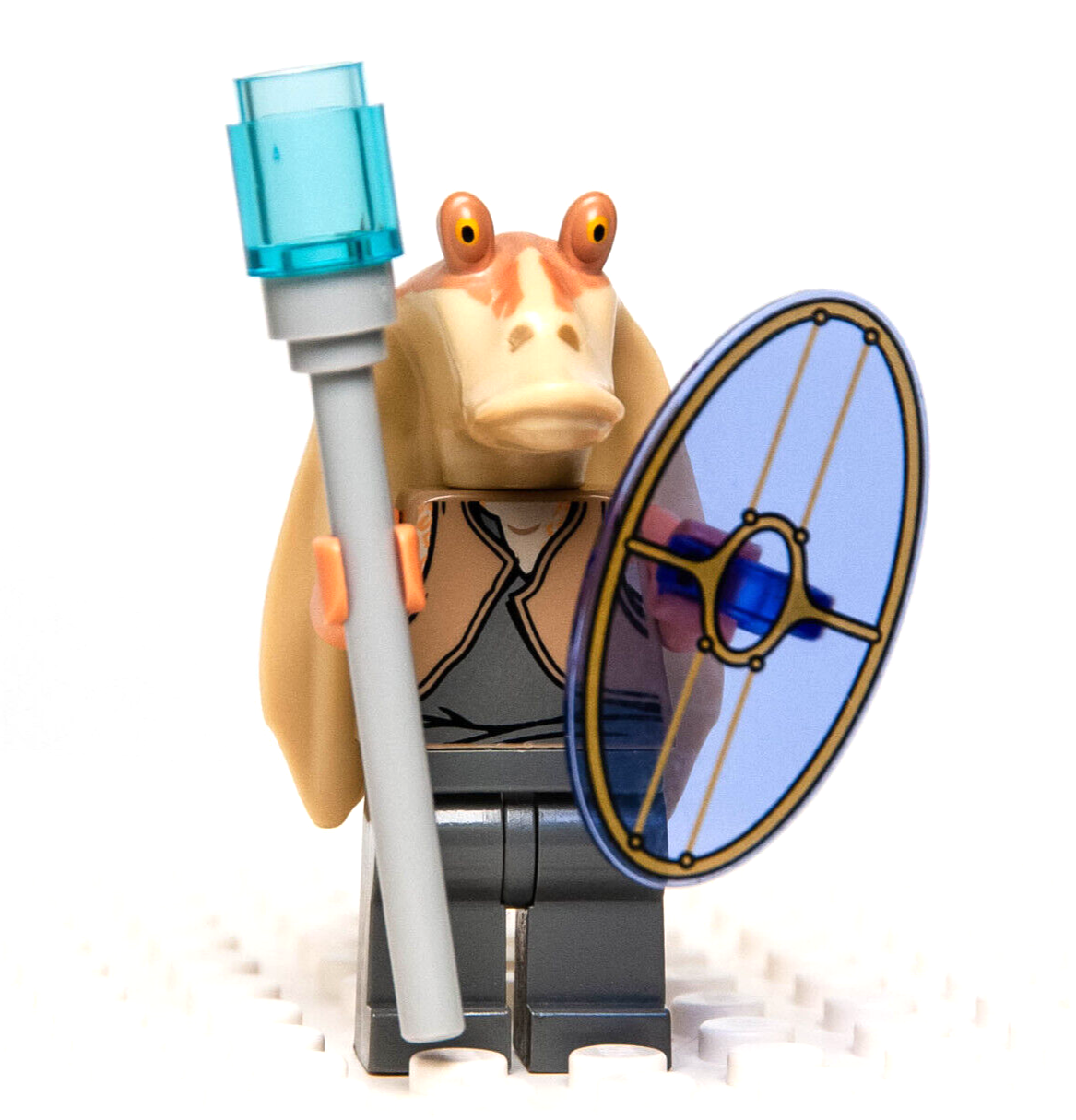 NEW LEGO Star Wars - Jar Jar Binks w/Gungan Shield (sw0301) 75080 9499 7929 - StudBee